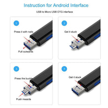 5 In 1 Multifunction USB 2.0 Type C USB Micro USB SD TF Memory Card Reader for Android IPhone Computer Dock OTG Type C Adapter